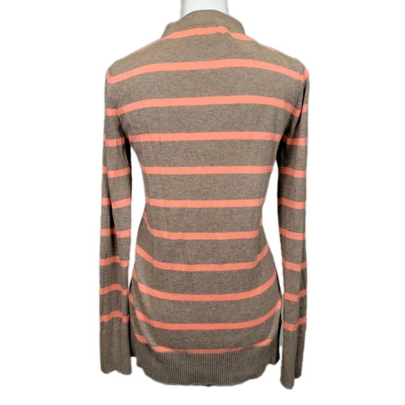 Retro Inspired Mossimo Button Up Cardigan Sweater Womens Small Striped Preppy - Picture 2 of 8